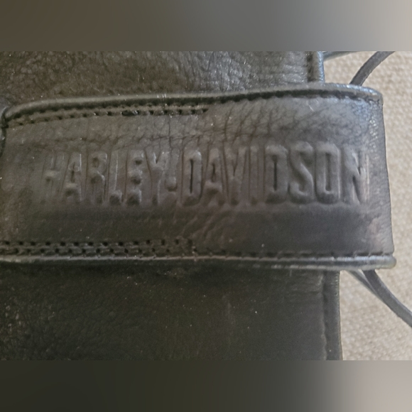 Women's Harley-Davidson Boots, 8, black, soft leather - Picture 4 of 4